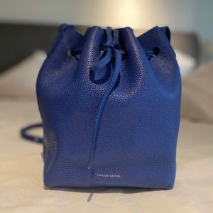 Mansur Gavriel: Mini Tumble Leather Bucket Bag